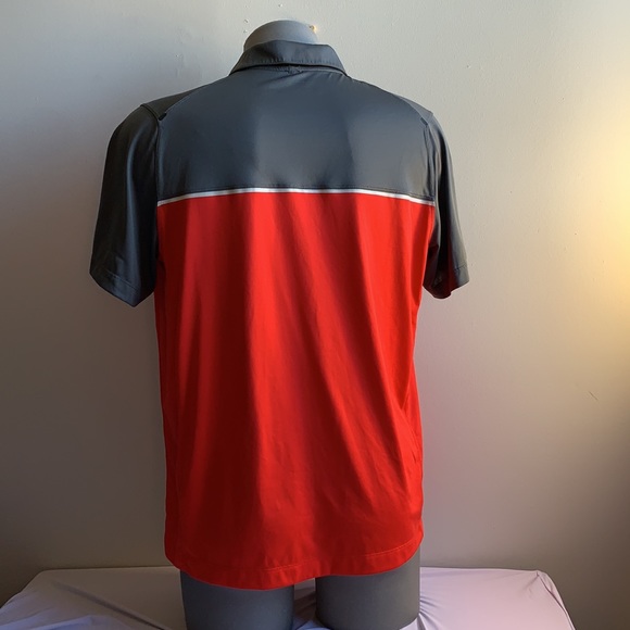 Nike Golf Tour Performance Polo Red and Black sz L - Picture 4 of 7